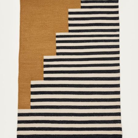 Multicolor Handmade Wool Vintage Dhurrie For Home